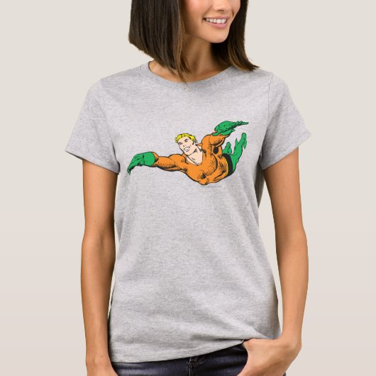 T-shirt Aquaman Soars (Devant)