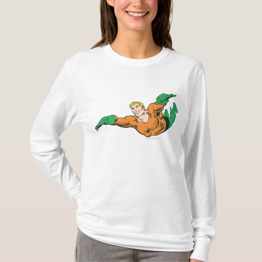 T-shirt Aquaman Soars (Devant)