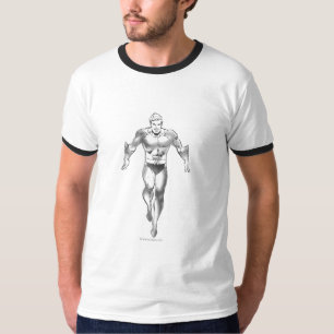 T-shirt Aquaman tourne BW