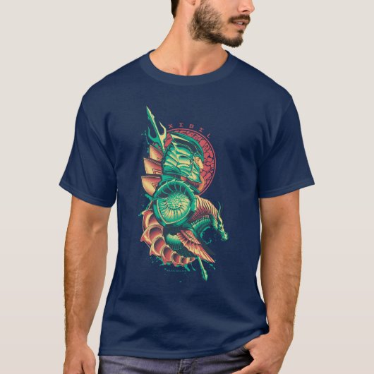 T-shirt Aquaman | Xebel King Nereus Graphic (Devant)