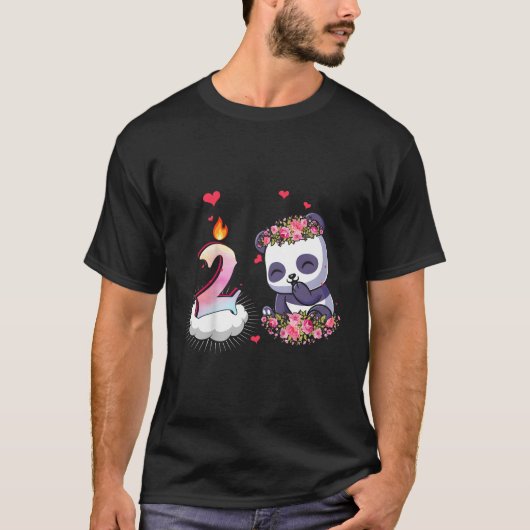 T-shirt Aquarelle 2E 2 Panda (Devant)