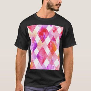 T-shirt Aquarelle Abstraite : Peint À La Main Sans Couleur