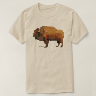 T-shirt Aquarelle American Buffalo (Bison)