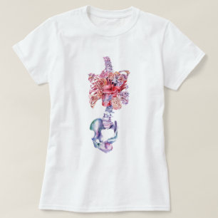 T-shirt Aquarelle Anatomie Coeur