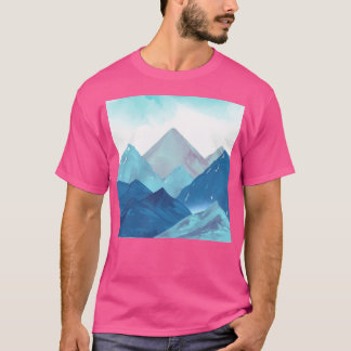 T-shirt Aquarelle - Aquarelle Montagnes Actives