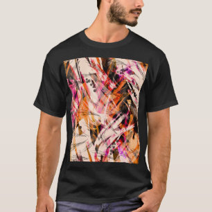 T-shirt Aquarelle, arrière - plan abstrait vintage.