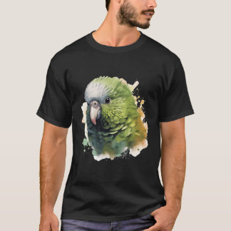T-shirt Aquarelle attrayante Kakapo Design Artistique Wild