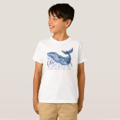 T-shirt Aquarelle Baleine - I Whale Toujours Vous Aimez (Devant entier)