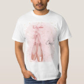 T-shirt Aquarelle Ballerina Dancer Thème (Devant)