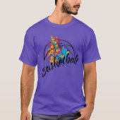 T-shirt Aquarelle Basketball femmes (Devant)