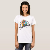 T-shirt Aquarelle Basketball femmes (Devant entier)