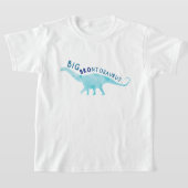 T-shirt Aquarelle Brontosaurus Big Brother Dinosaur (Poser)