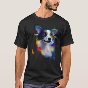 T-shirt Aquarelle Cardigan Welsh Corgi Chien Hommes Femmes