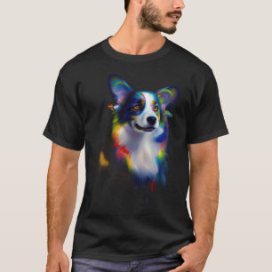 T-shirt Aquarelle Cardigan Welsh Corgi Chien Hommes Femmes