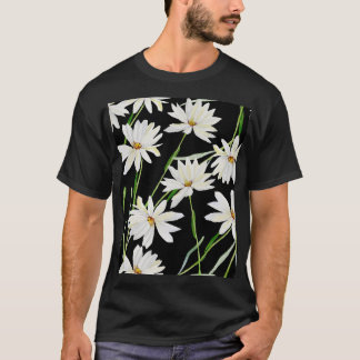 T-shirt Aquarelle Chamomile : Impression botanique