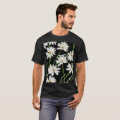 T-shirt Aquarelle Chamomile : Impression botanique (Devant entier)
