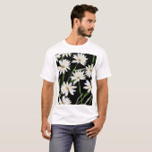 T-shirt Aquarelle Chamomile : Impression botanique (Devant entier)