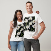 T-shirt Aquarelle Chamomile : Impression botanique (Unisexe)