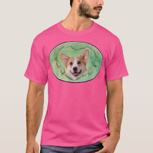 T-shirt Aquarelle Chien Pembroke Welsh Corgi