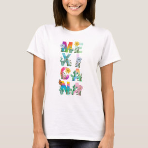 T-shirt Aquarelle colorée Mexicana Female