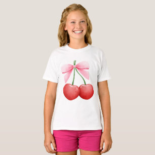 T-shirt Aquarelle Coquette Cerises