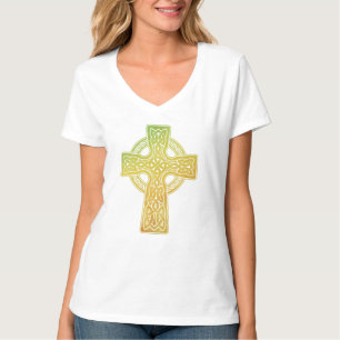 T-shirt Aquarelle Croix celtique