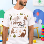 T-shirt Aquarelle Cute Neutral Dinosaur fête Anniversaire