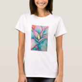 T-shirt Aquarelle d'agave succulent art (Devant)