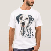 T-shirt Aquarelle Dalmatienne (Devant)