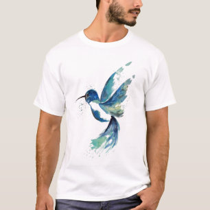 T-shirt Aquarelle de Blue Humminbird