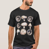 T-shirt Aquarelle de champignon (Devant)
