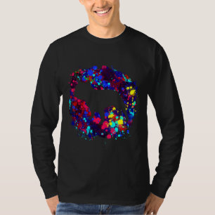 T-shirt Aquarelle de chien taureau français