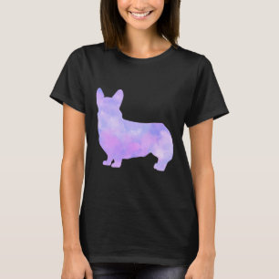 T-shirt Aquarelle de Galaxy Corgi