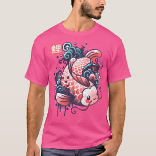 T-shirt Aquarelle de poisson Koi Carp