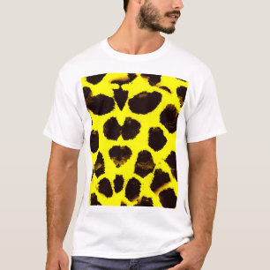 T-shirt Aquarelle de Poster de animal Abstrait Leopard
