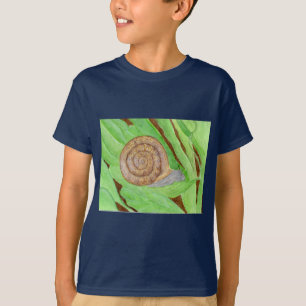 T-shirt Aquarelle des escargots