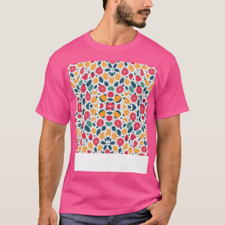 T-shirt Aquarelle d'été Fruit à motif de tourte de fruits