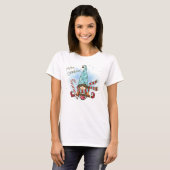 T-shirt Aquarelle Elf Chocolat chaud (Devant entier)