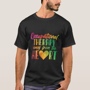 T-shirt Aquarelle ergothérapeute professionnelle