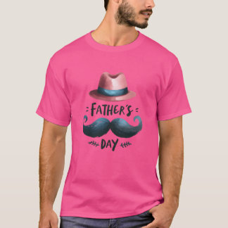 T-shirt Aquarelle Happy Fathers Dayshirt Design ami