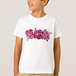 T-shirt Aquarelle Hibiscus Hawaiian Tropical