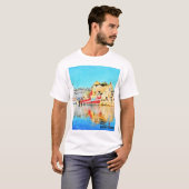 T-shirt Aquarelle Honfleur (Devant entier)