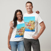 T-shirt Aquarelle Honfleur (Unisexe)