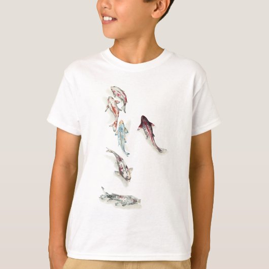 T-shirt Aquarelle Koi Fish (Devant)