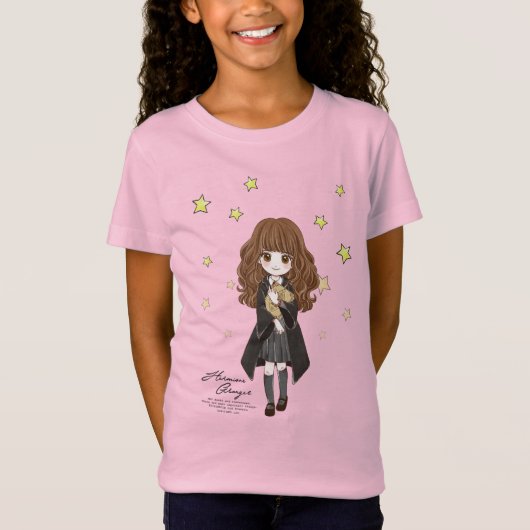 T-Shirt Aquarelle magique Hermione Granger (Devant)