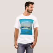 T-shirt Aquarelle moderne de Seattle Skyline Unique (Devant entier)