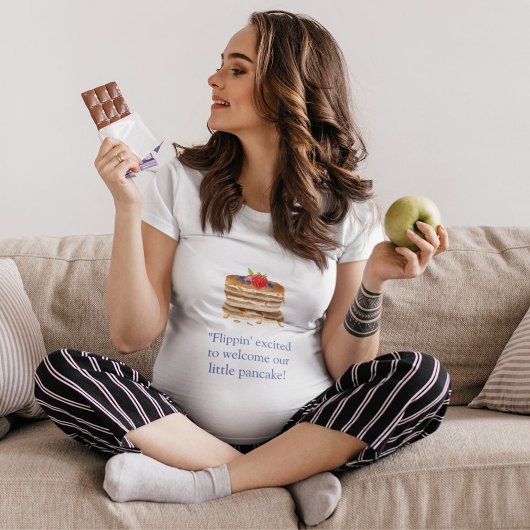 T-shirt Aquarelle Pancake Maman to Be