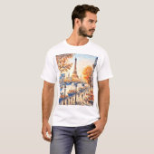 T-shirt Aquarelle Paris (Devant entier)