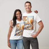 T-shirt Aquarelle Paris (Unisexe)