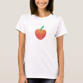 T-shirt Aquarelle Peach (Devant)